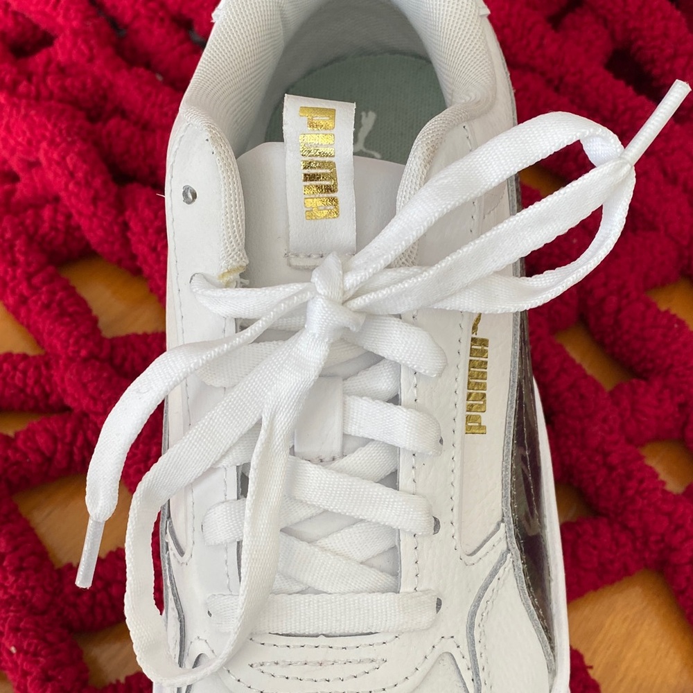 Puma Women's White and Camouflage Sneakers - Picture 6 of 8